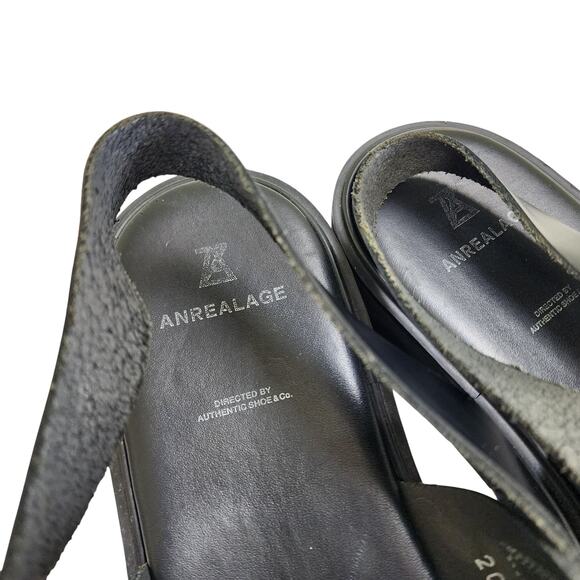 ANREALAGE S/S 20 Loafers Size US 10 Black Palais de Tokyo Paris Fashion Week - Picture 11 of 14